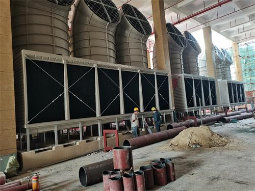 閉式冷卻塔選型時管道壓損的測算(上海玻璃熔化爐用